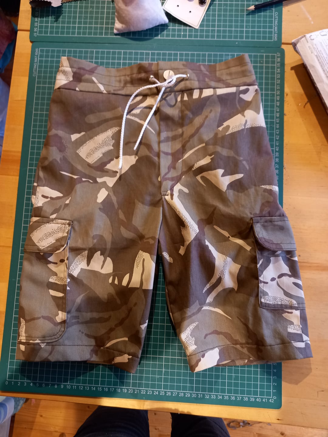Customer photo review of Camouflage 100% Cotton Drill Fabric