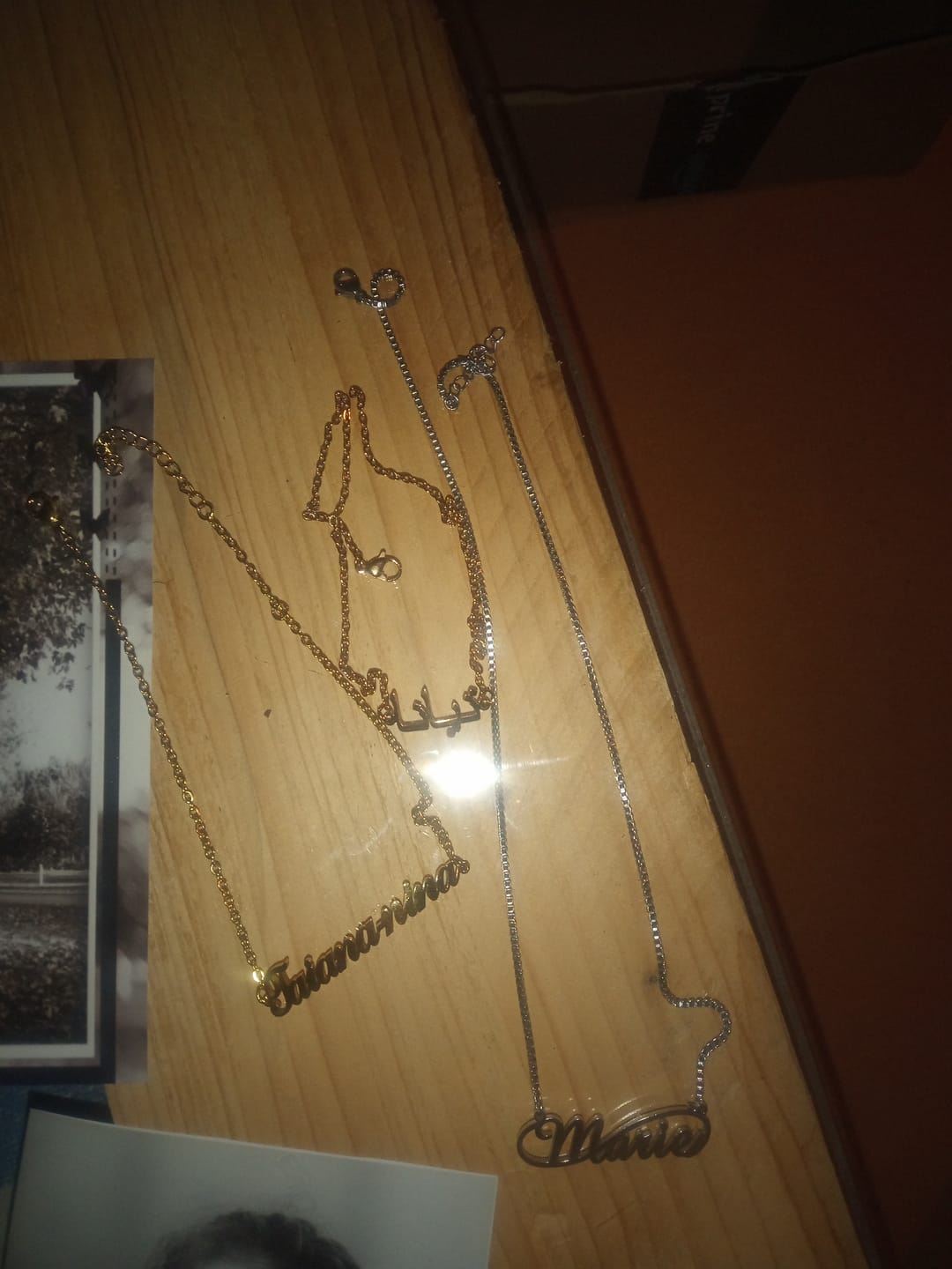 Customer photo review of Collier Prénom Infini Personnalisé