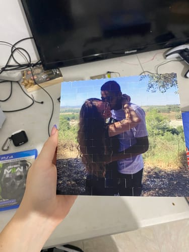 Customer photo review of פאזל לגו בהתאמה אישית