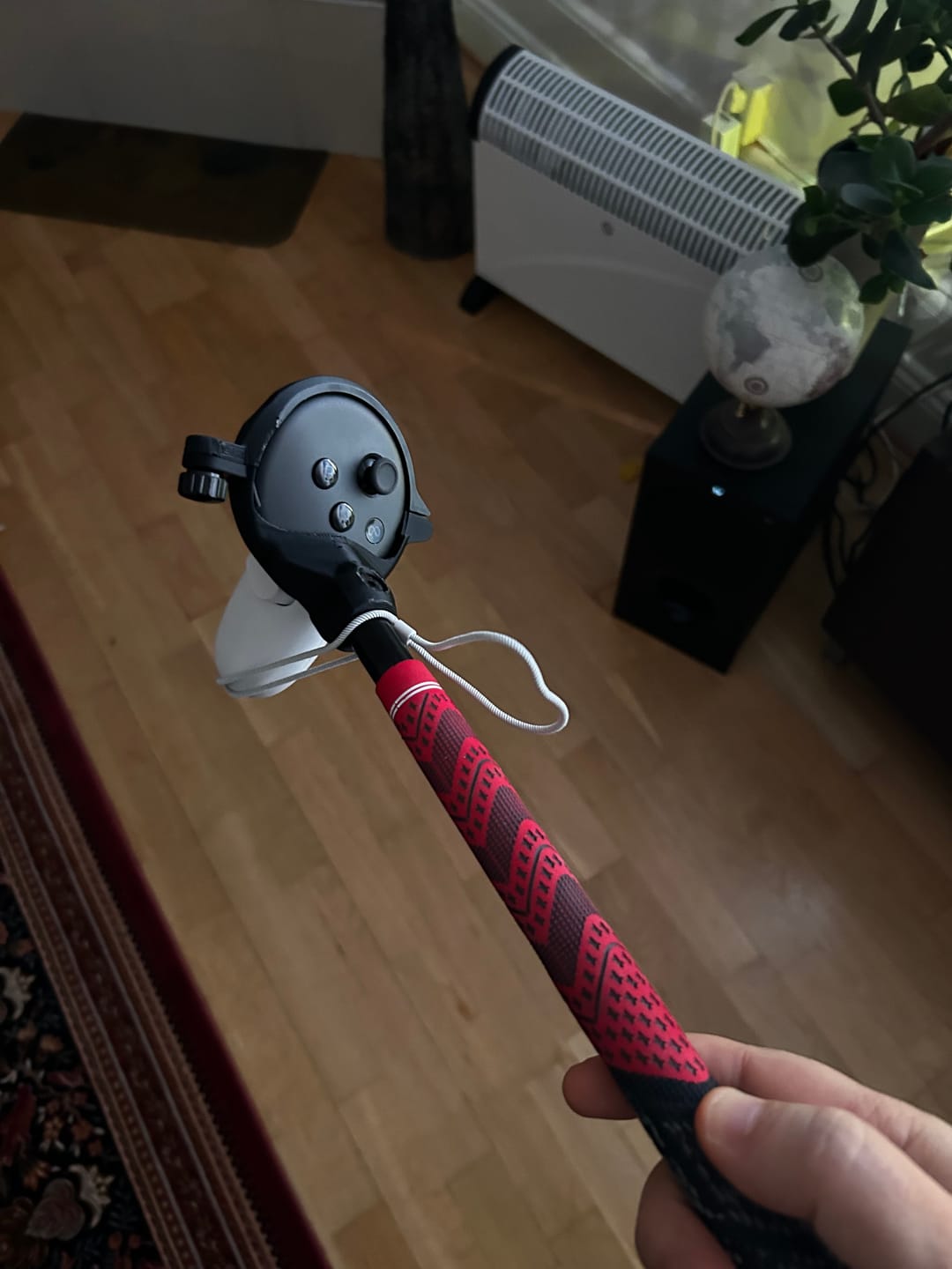 Customer photo review of DriVR - VR Golf Club Handle Accessory - Quest 3 / Pro