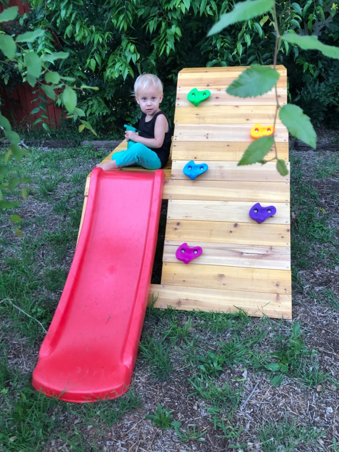 Customer photo review of Palm - 5-in-1 Outdoor and Indoor Playground Playset