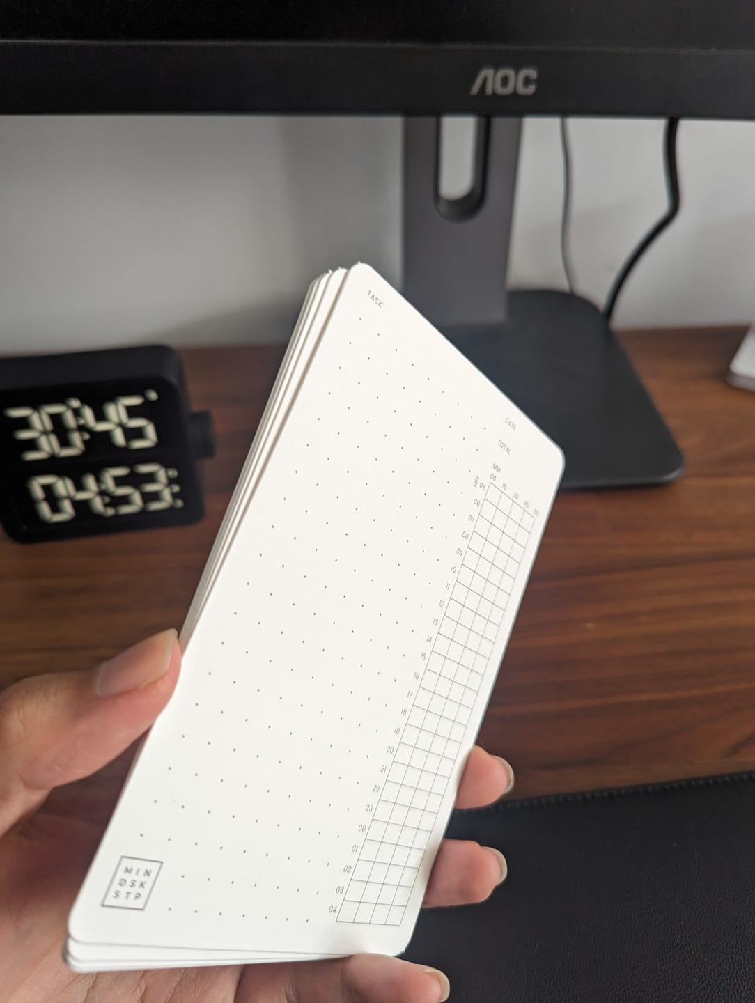Customer photo review of Task & Time Cards
