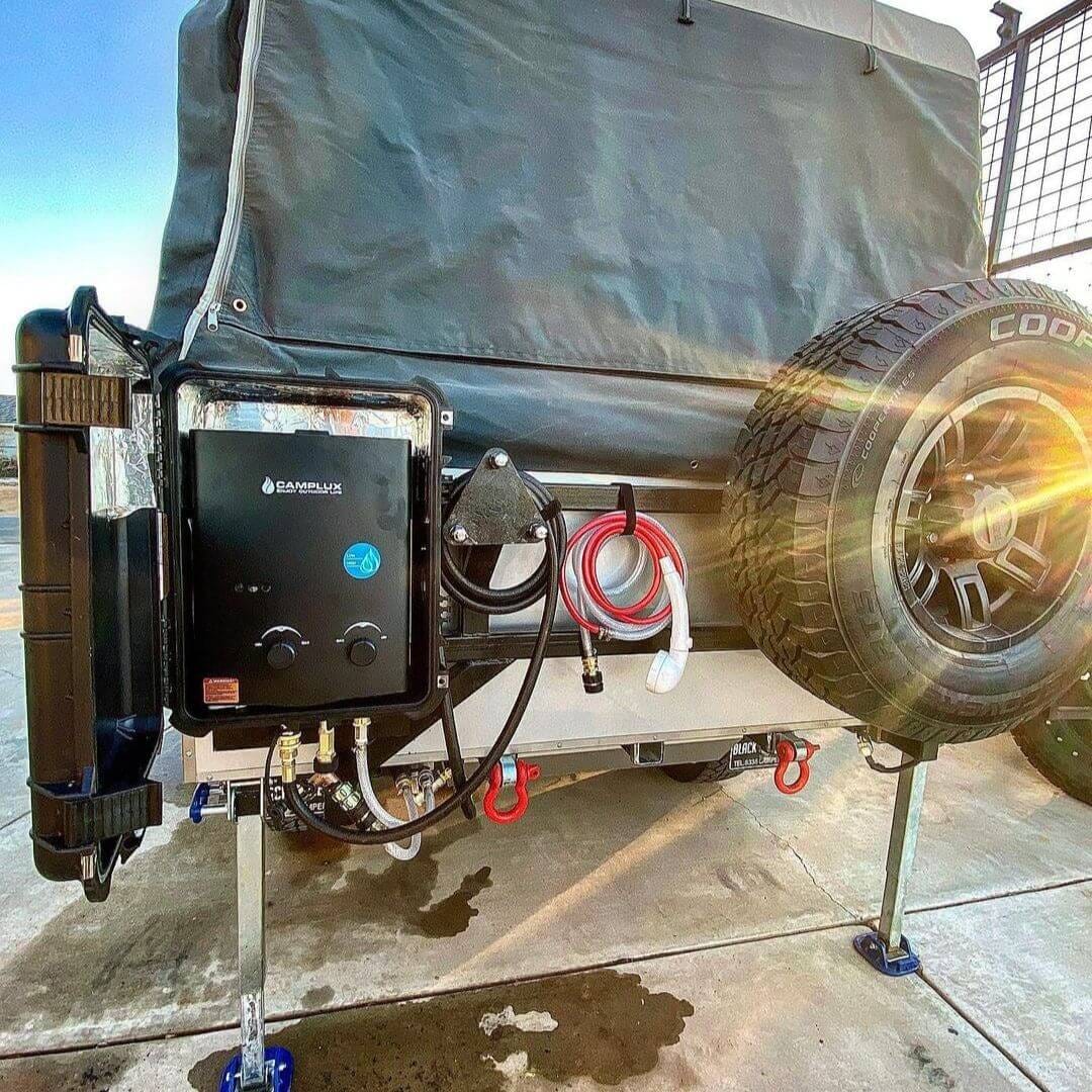 Customer photo review of Camplux AY132B 5L Portable Gas Propane Water Heater with Folding Handle, Tankless LPG Gas Boiler,For Outdoor Camping Shower RV