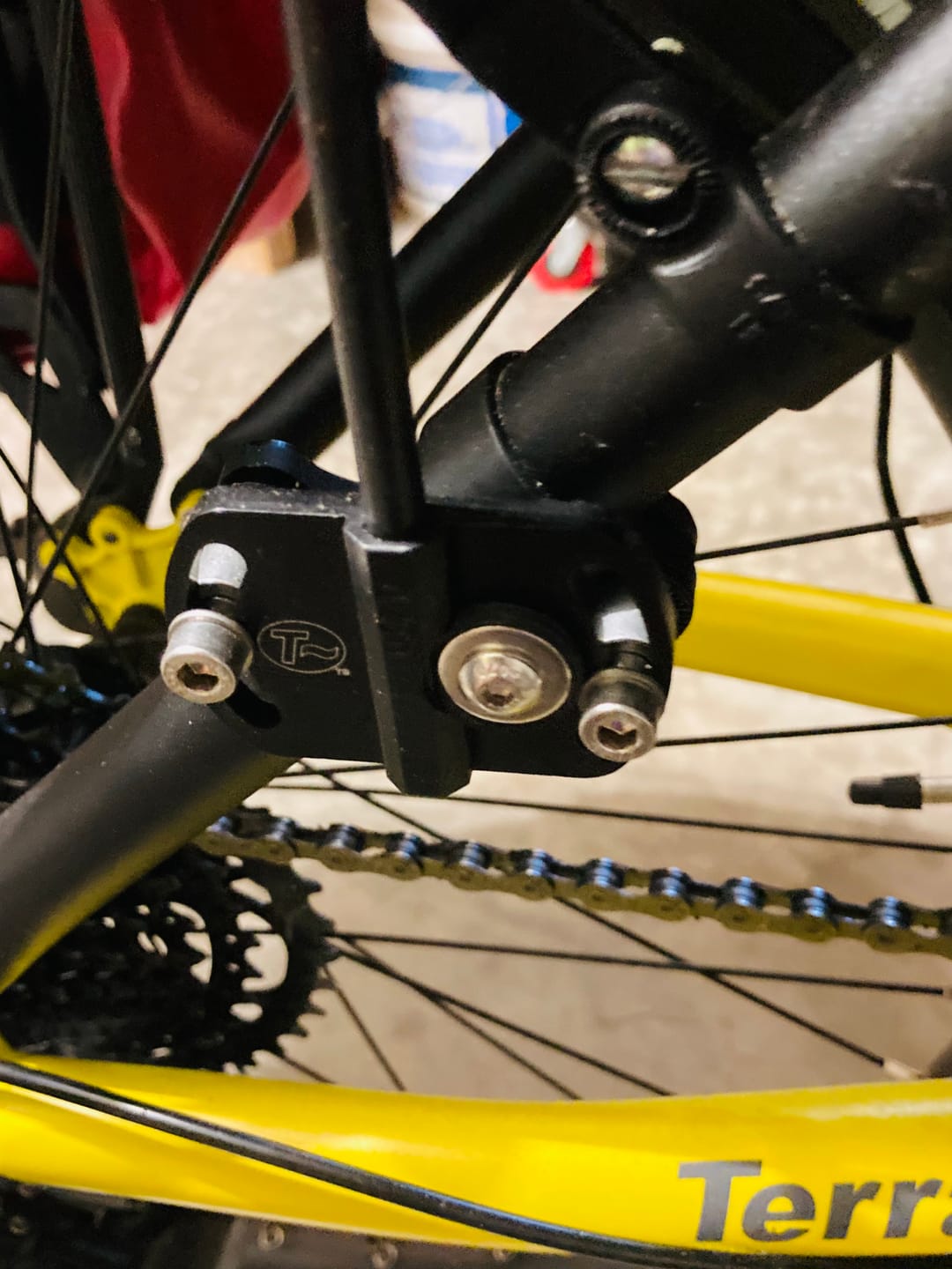 Customer photo review of T-Cycle Flag Mount