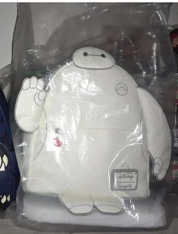 Customer photo review of 707 Street Exclusive - Loungefly Disney Glow in the Dark Talking Baymax Mini Backpack