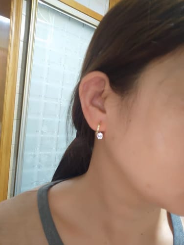 Customer photo review of （🔥LAST DAY SALE-80% OFF) Lovefinity™ Lymphvity MagneTherapy Germanium Earrings