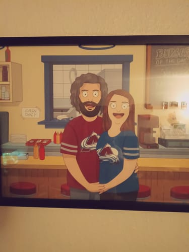 Customer photo review of Bob’s Burgers Custom Portrait