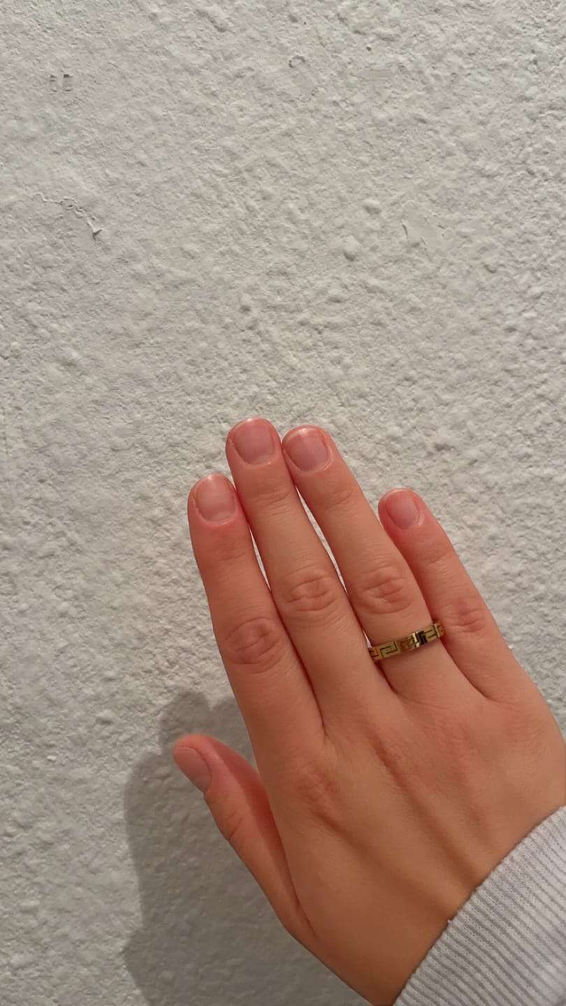 Customer photo review of Troja Ring | 18K vergoldet