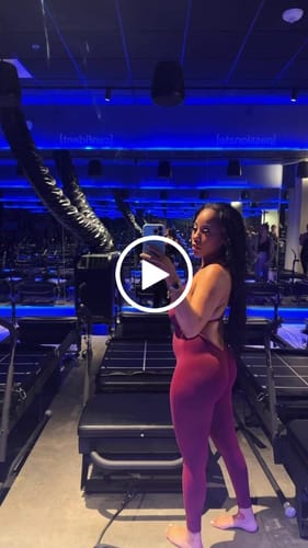 Customer video review of Plum Halter Scrunch Butt Jumpsuit