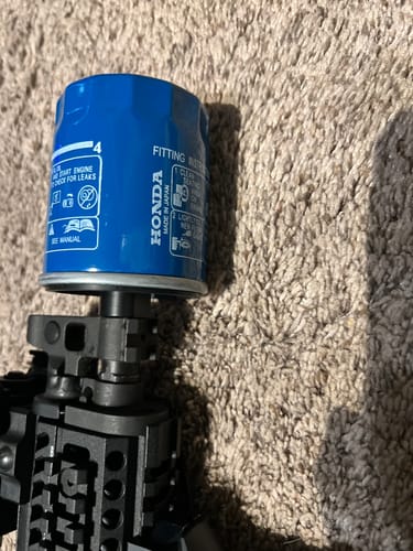 Customer photo review of RJ Creations Oil Filter Mock Suppressor (14mm CCW)
