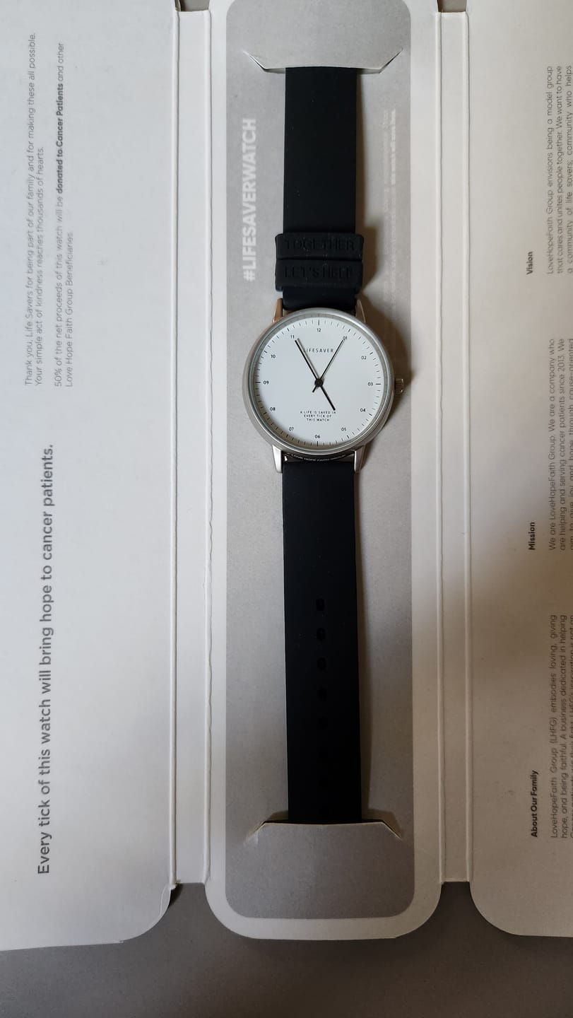 Customer photo review of Life Saver Watch 4.0 – Black