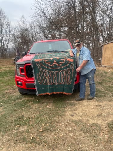 Customer photo review of Waylon Jennings Ready For The Country Blanket