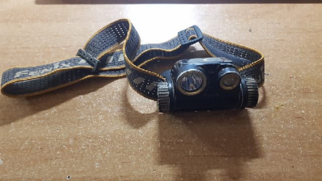Customer photo review of Fenix HM65R - 1400 lumens - Rechargeable USB-C - Double faisceau