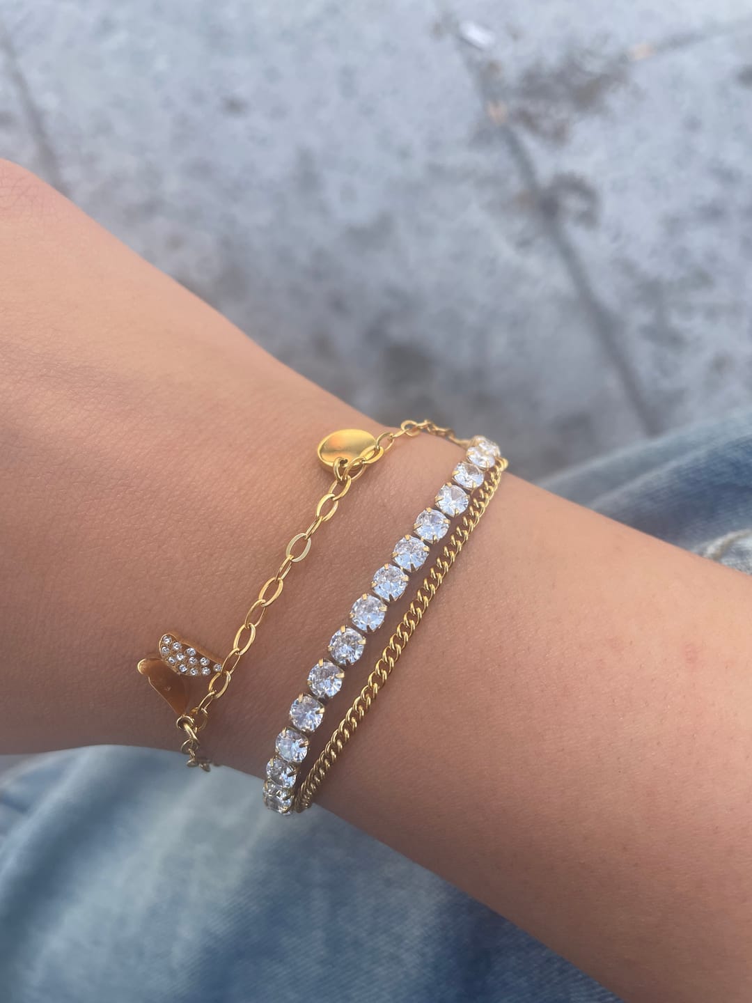 Customer photo review of Luxury Armband | 18K vergoldet