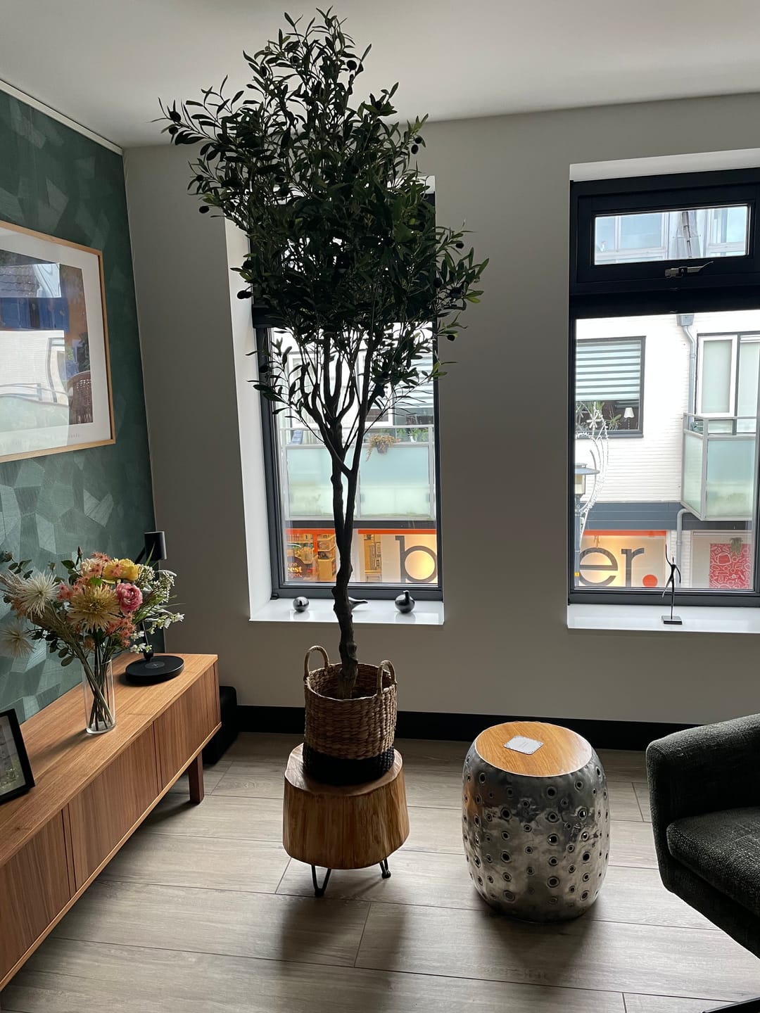 Customer photo review of Kunst Olijfboom 210cm