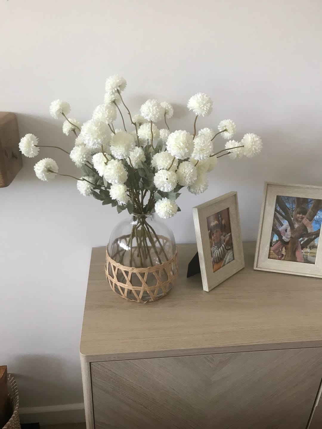 Customer photo review of Faux Kiku Flower - White (10 Stems)