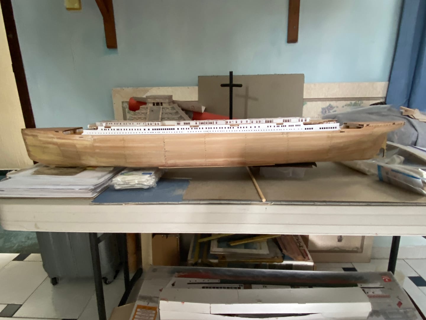 Customer photo review of Maqueta Barco Titanic