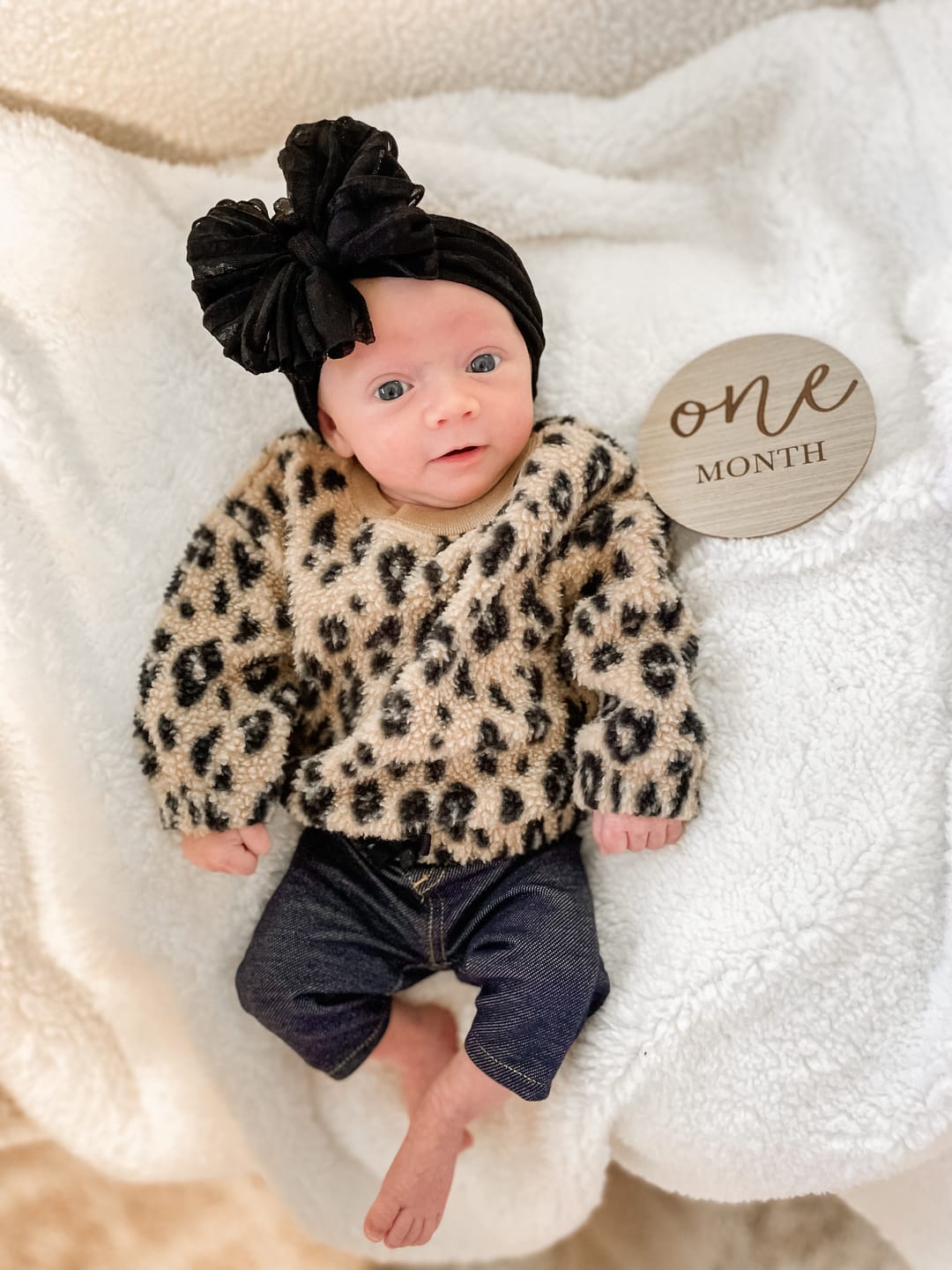Customer photo review of Ruffled Headband- Black
