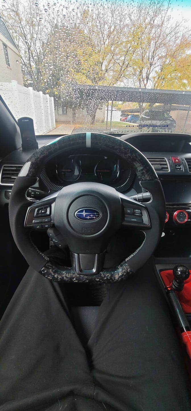 Customer photo review of 2015-21 Carbon D-Shape Steering Wheel
