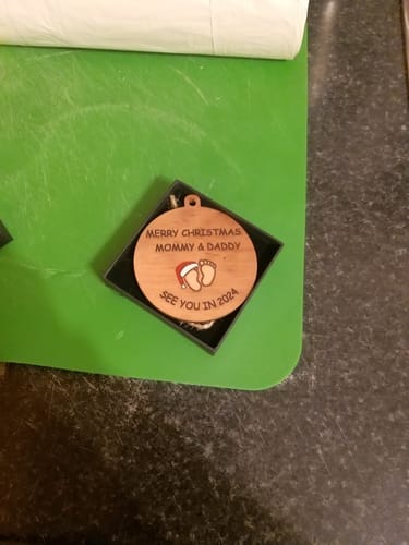 Customer photo review of See You in 2024 Christmas Tree Ornament