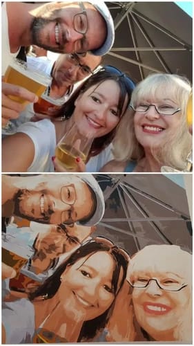 Customer photo review of Paint By Numbers - Your Favourite Picture