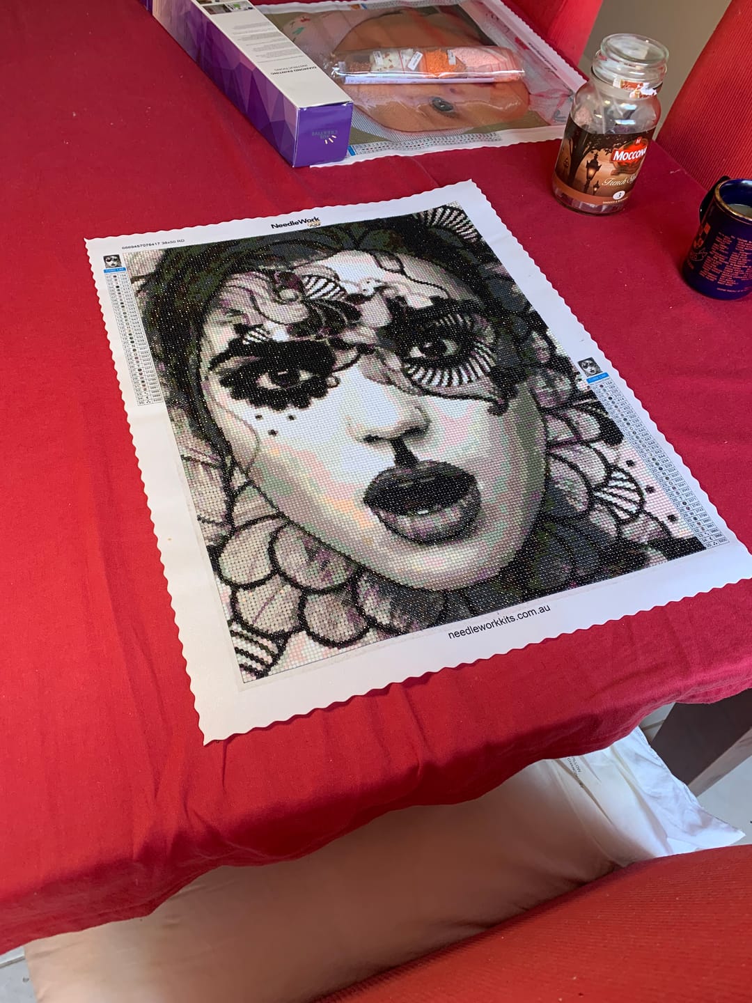 Customer photo review of DIY Diamond Painting - Graffiti PIX-2882