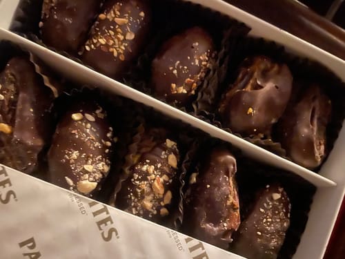 Customer photo review of Two Bite | Pistachio Butter Chocolate Dates