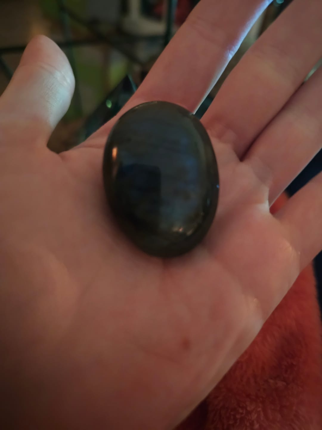 Customer photo review of OM Amethyst & Blue Quartz Pyramid