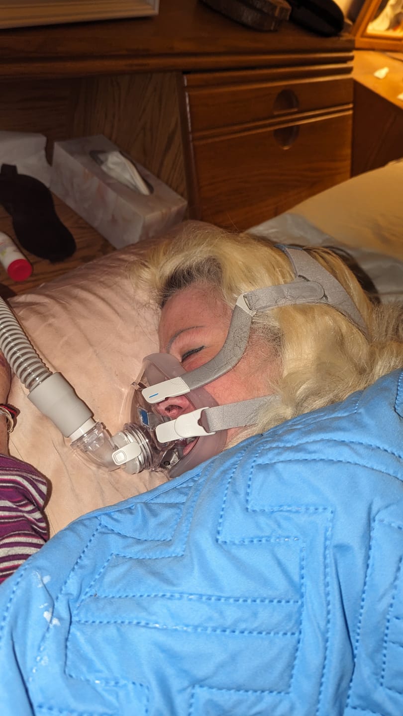 Customer photo review of AirTouch™ F20 Full-Face Mask Cushion