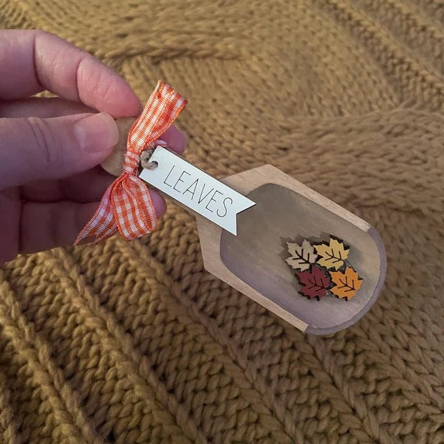 Customer photo review of Classic Autumn Themed Tiered Tray Decor Bundle