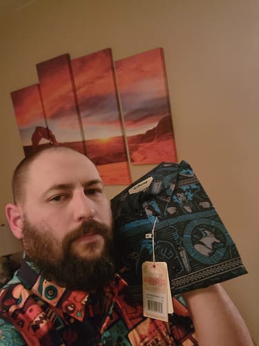 Customer photo review of "Hades Gonna Hate" from Disney's Hercules – KUNUFLEX Short Sleeve Shirt