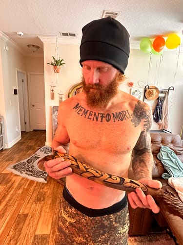 Customer photo review of Viking axe handmade Ulfhednar Warriors