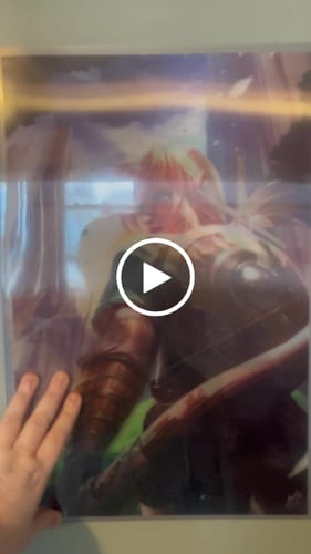Customer video review of 3D Transition [Who Decided That?] Lenticular Print