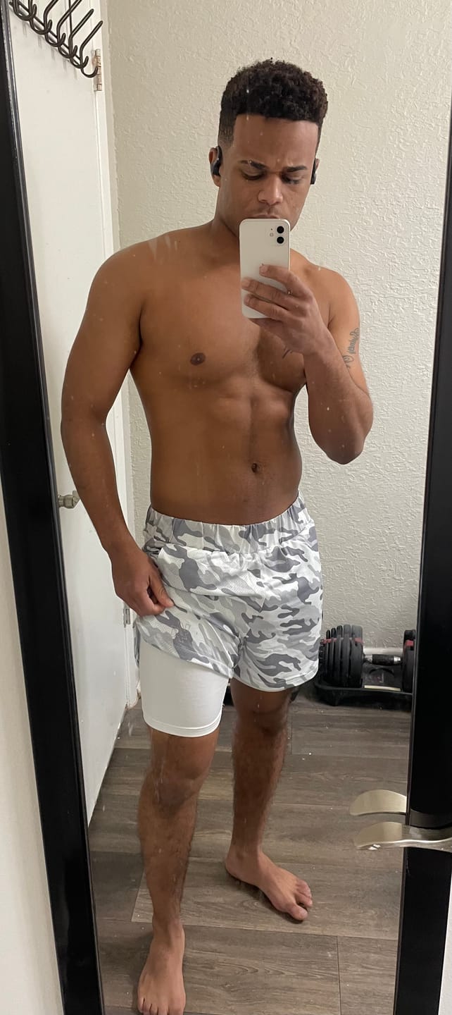 Customer photo review of 105 Compression Shorts 2.0