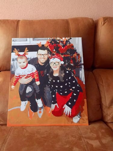 Customer photo review of Paint By Numbers - Your Favourite Picture