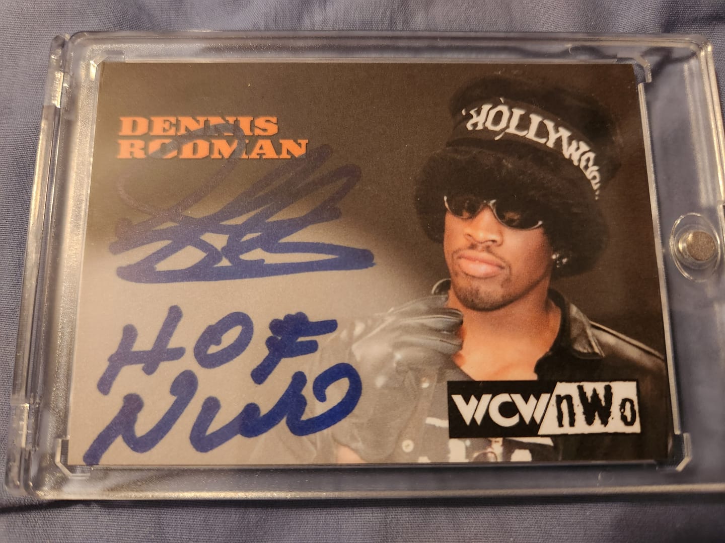 Customer photo review of Dennis Rodman Autograph Signing