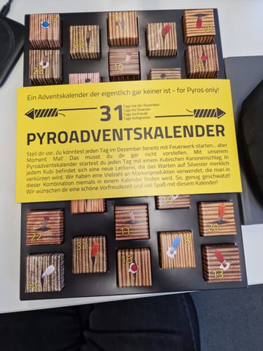 Customer photo review of PYRO Adventskalender 2023 // Silvester Countdown Kalender