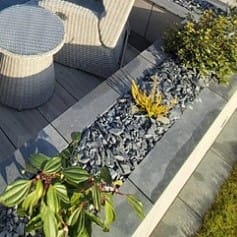 Customer photo review of Charcoal - Anthracite Porcelain Planks - 900 x 200 x 20mm