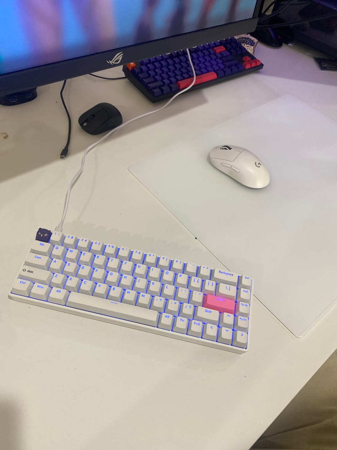 Customer photo review of DrunkDeer G65 - Wired Actuation-Distance-Adjustable Magnetic Switch Gaming Keyboard