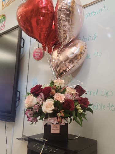 Customer photo review of Lexi Box - Pink & Red