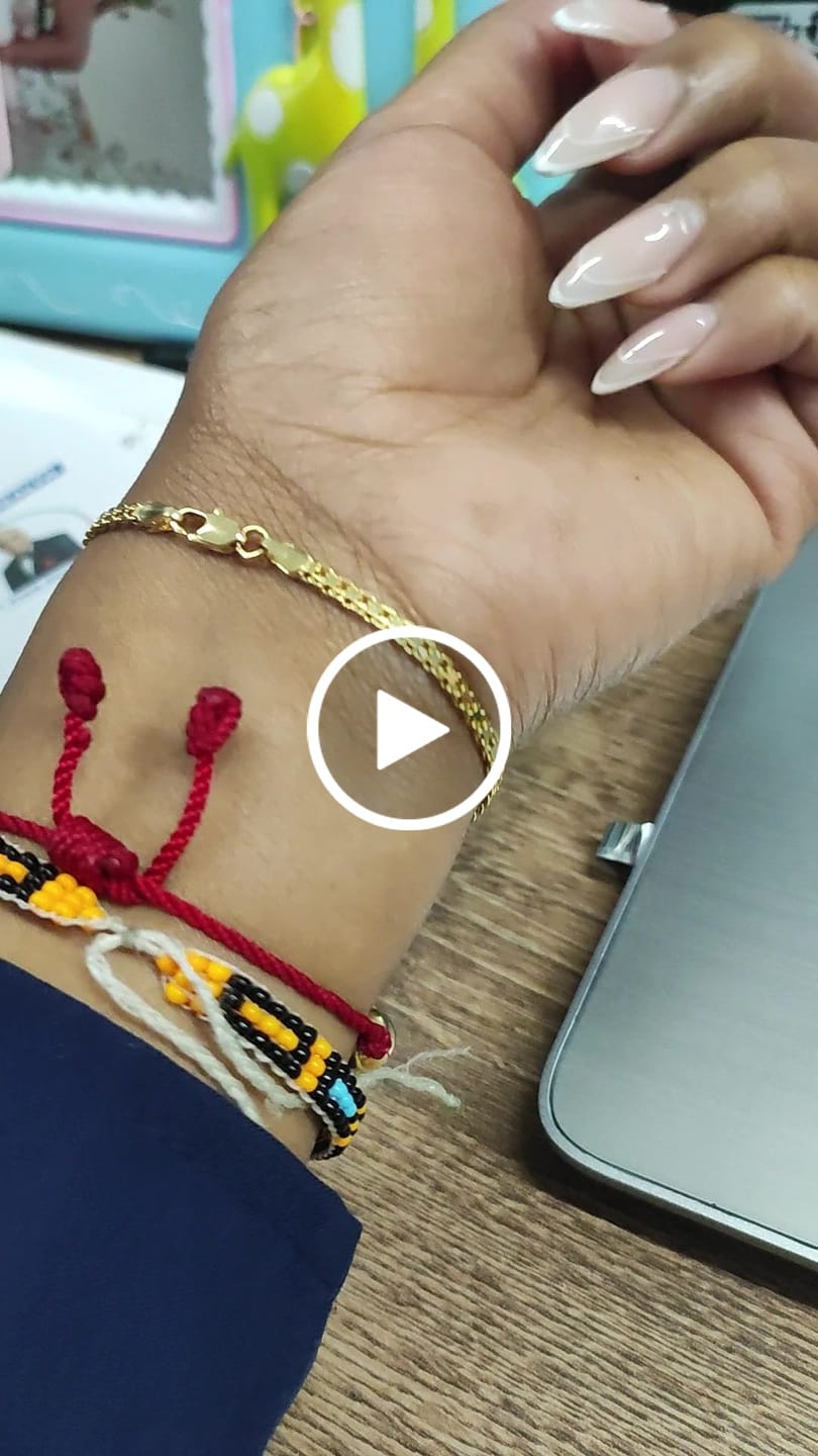Customer video review of Pulseras Bismarck en Oro laminado 18k Para Pareja