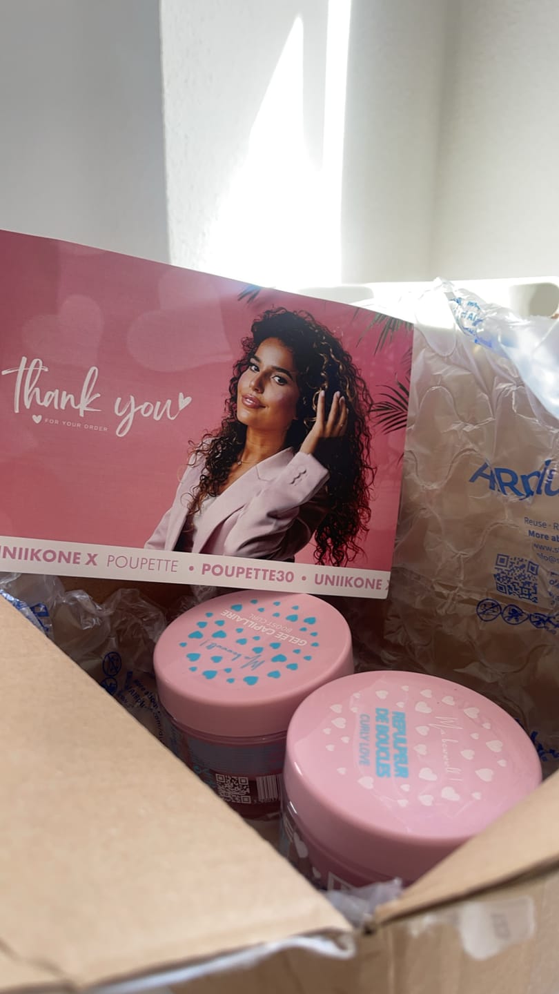 Customer photo review of Duo Perfect Curl By Poupette – 2x200ML