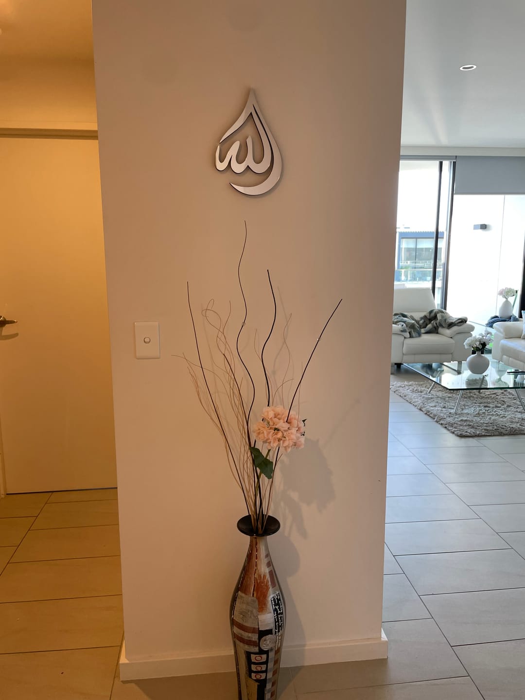 Customer photo review of Allah (SWT) Mohammad (PBUH) Acrylic/Wooden Wall Art