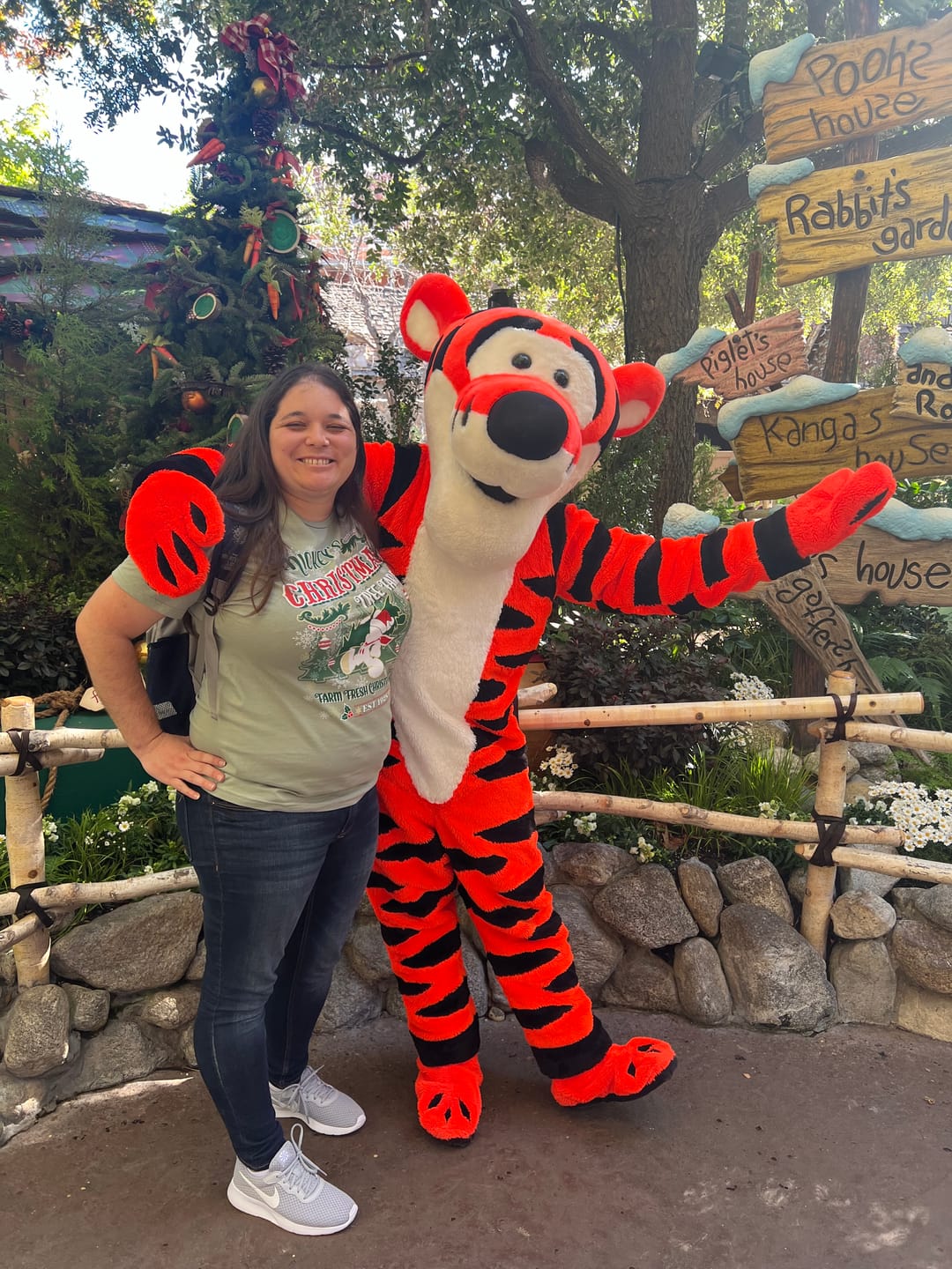 Customer photo review of Mickey's Christmas Tree Farm Shirt