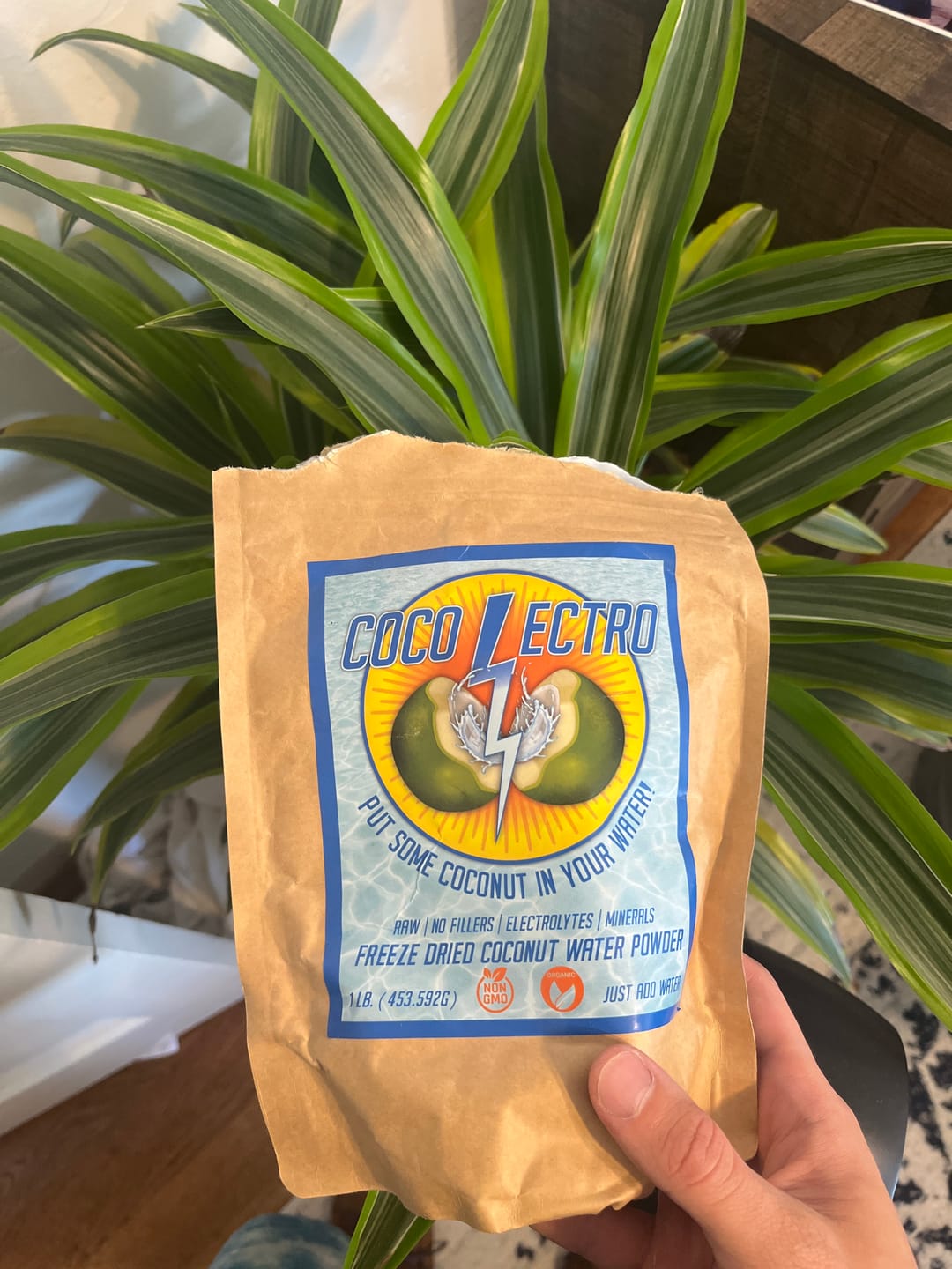 Customer photo review of Freeze Dried Coconut Water Powder