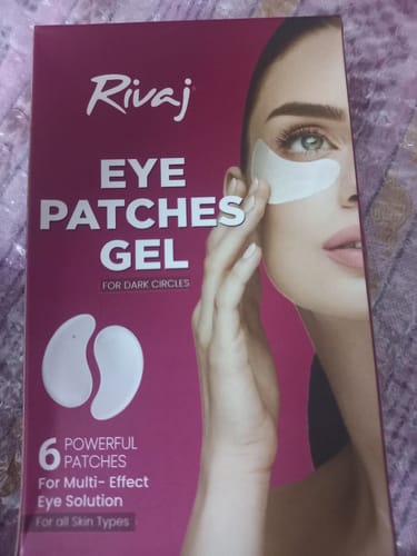 Customer photo review of Eye Patches Gel (Dark Circles)