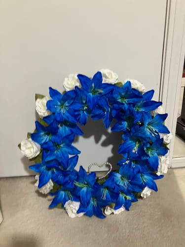 Customer photo review of Bulk 50 Pcs 5.5" Tiger Lilies Heads Silk Flowers Wholesale