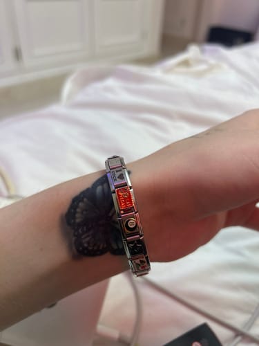 Customer photo review of Original Italian Charm Bracelet