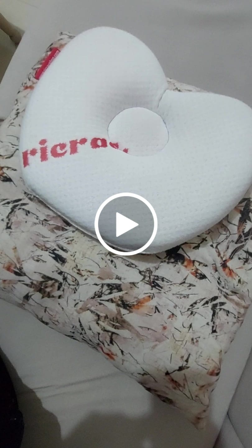 Customer video review of Memory Foam Baby Head Pillow - Rede