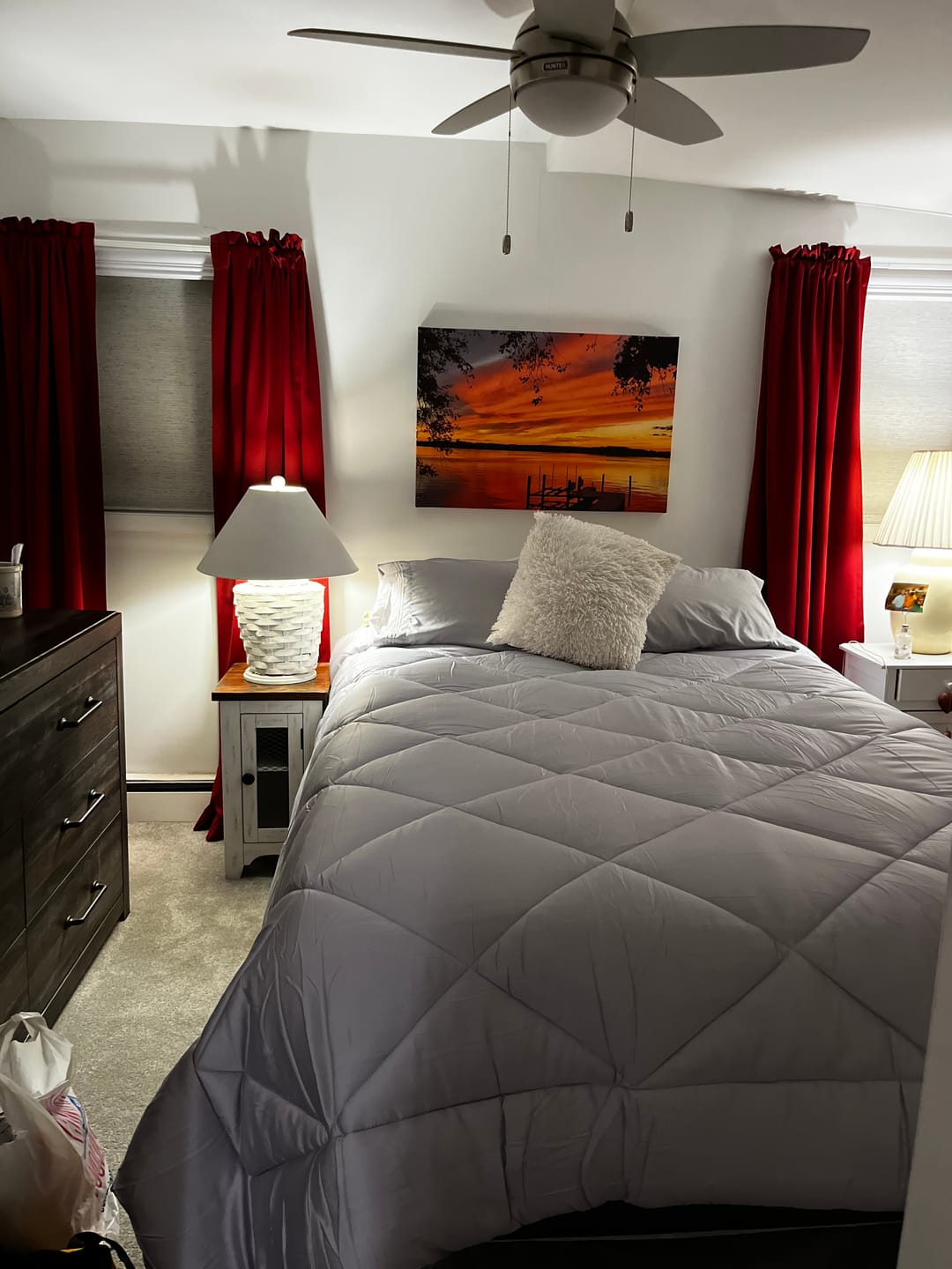 Customer photo review of DÍA Over-Sized Eucalyptus Comforter Set